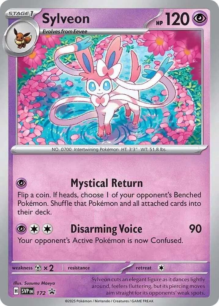 2023 Pokémon S-P Promo #172 PSA 10 PokeDATA - Check current Pokemon card values for Sylveon 172!